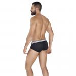 Мужские трусы брифы черные Clever STRATEGY PIPING BRIEF 036211