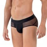 Мужские трусы брифы черные Clever YIN YANG BRIEF 162611