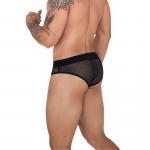 Мужские трусы брифы черные SWIRL BRIEF 153211