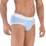 Мужские трусы брифы голубые Clever URBANO PIPING BRIEF 161507