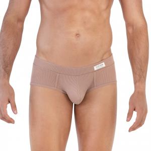 Мужские трусы брифы коричневые Clever SPIRIT PIPING BRIEF 160515