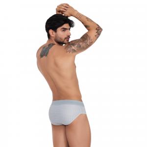 Мужские трусы брифы серые Clever EUPHORIA BRIEF 120812