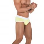 Мужские трусы брифы желтые Clever TETHIS PIPING BRIEF 150903