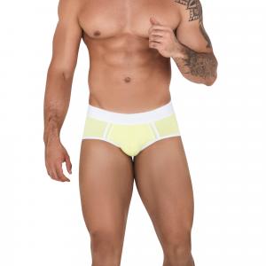 Мужские трусы брифы желтые Clever TETHIS PIPING BRIEF 150903