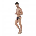 Мужские трусы джоки черные Clever OPORTO JOCKSTRAP 087811