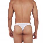 Мужские трусы тонги белые Clever SAINTED THONG 145001