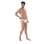 Мужские трусы тонги белые в сетку Clever LATIN LUST THONG 087601