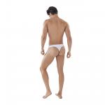 Мужские трусы тонги белые в сетку Clever LATIN LUST THONG 087601