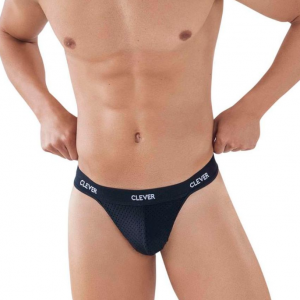 Мужские трусы тонги черные в сетку Clever LATIN LUST THONG 087611