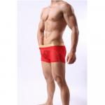 Мужские трусы боксеры с золотым поясом Cockon Boxer Red 828