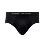 Мужские трусы брифы набор из 3 штук (белый, красный, черный) Emporio Armani 110824_CC722 23410