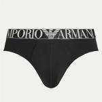 Набор мужских трусов брифов 3в1 черные Emporio Armani 111734_4F726 73320