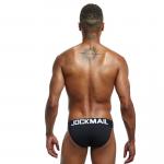 Мужские трусы танга черные JOCKMAIL JM3022-2