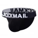 Мужские трусы танга черные JOCKMAIL JM3022-2