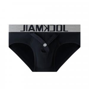 Мужские трусы брифы черные JOCKMAIL JM2031-2