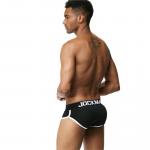 Мужские трусы брифы черные с push up JOCKMAIL JM2022-2