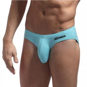 Мужские трусы брифы голубые JOCKMAIL JM2025-17