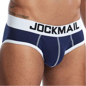 Мужские трусы брифы темно-синие JOCKMAIL JM2032-16