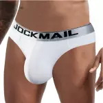 Мужские трусы стринги белые JOCKMAIL JM1029-1