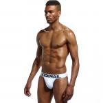 Мужские трусы танга белые JOCKMAIL JM3022-1