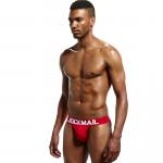 Мужские трусы танга красные JOCKMAIL JM3022-8