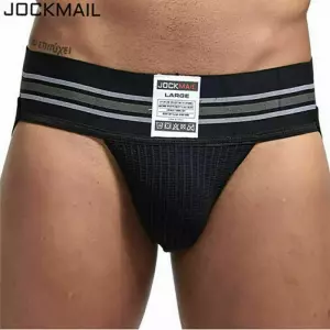 Мужские трусы джоки черные JOCKMAIL JM4021-2