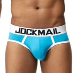 Мужские трусы брифы синие JOCKMAIL JM2041-9