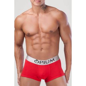 Мужские трусы боксеры красные Opium Steel Boxer R06