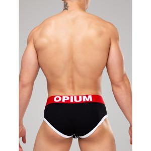 Мужские трусы брифы черные Opium Brief R138