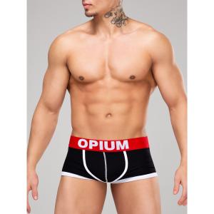 Мужские трусы хипсы черные Opium Brief R139