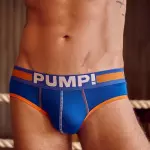 Мужские трусы брифы синие Pump Orange- Blue Brief H69-9