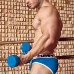 Мужские трусы брифы синие PUMP! PU013-9