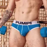 Мужские трусы брифы синие PUMP! PU013-9