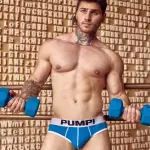 Мужские трусы брифы синие PUMP! PU013-9