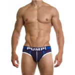 Мужские трусы брифы темно-синие Pump Navy Brief H69-16