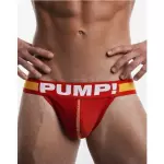 Мужские трусы джоки красные Pump Red Jock H115-8